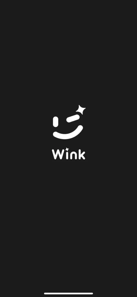 Wink app is installed successfully on iOS WinkGeeks